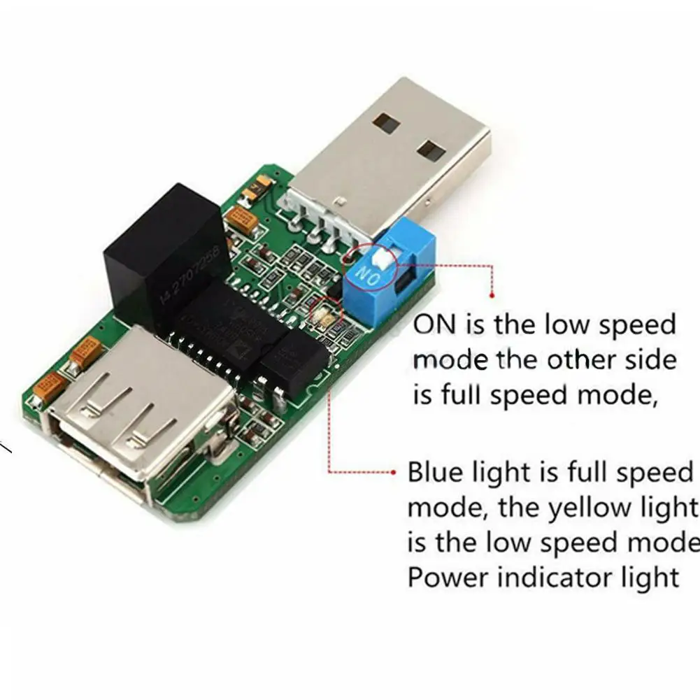 Adeeing USB к изолятор плата защита изоляция ADUM4160 ADUM3160 модуль промышленный цифровой