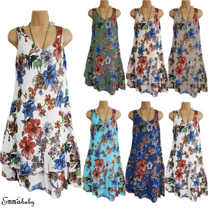 Женское асимметричное платье в стиле бохо для отдыха женское летнее плявечерние