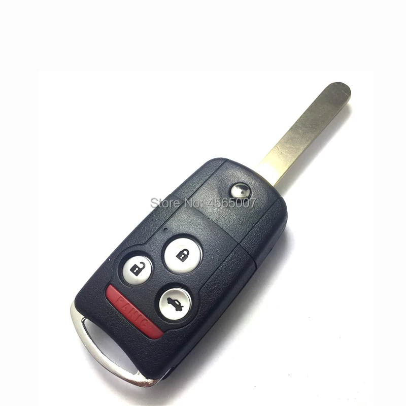 10 шт./лот чехол для ключа с откидной крышкой honda acura entry БЕСКЛЮЧЕВОЙ дистанционного