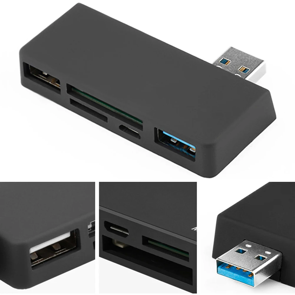 Концентратор кард-ридер USB 3,0 адаптер MICRO TF Многофункциональный для microsoft Surface Pro 6,5*3*1 см