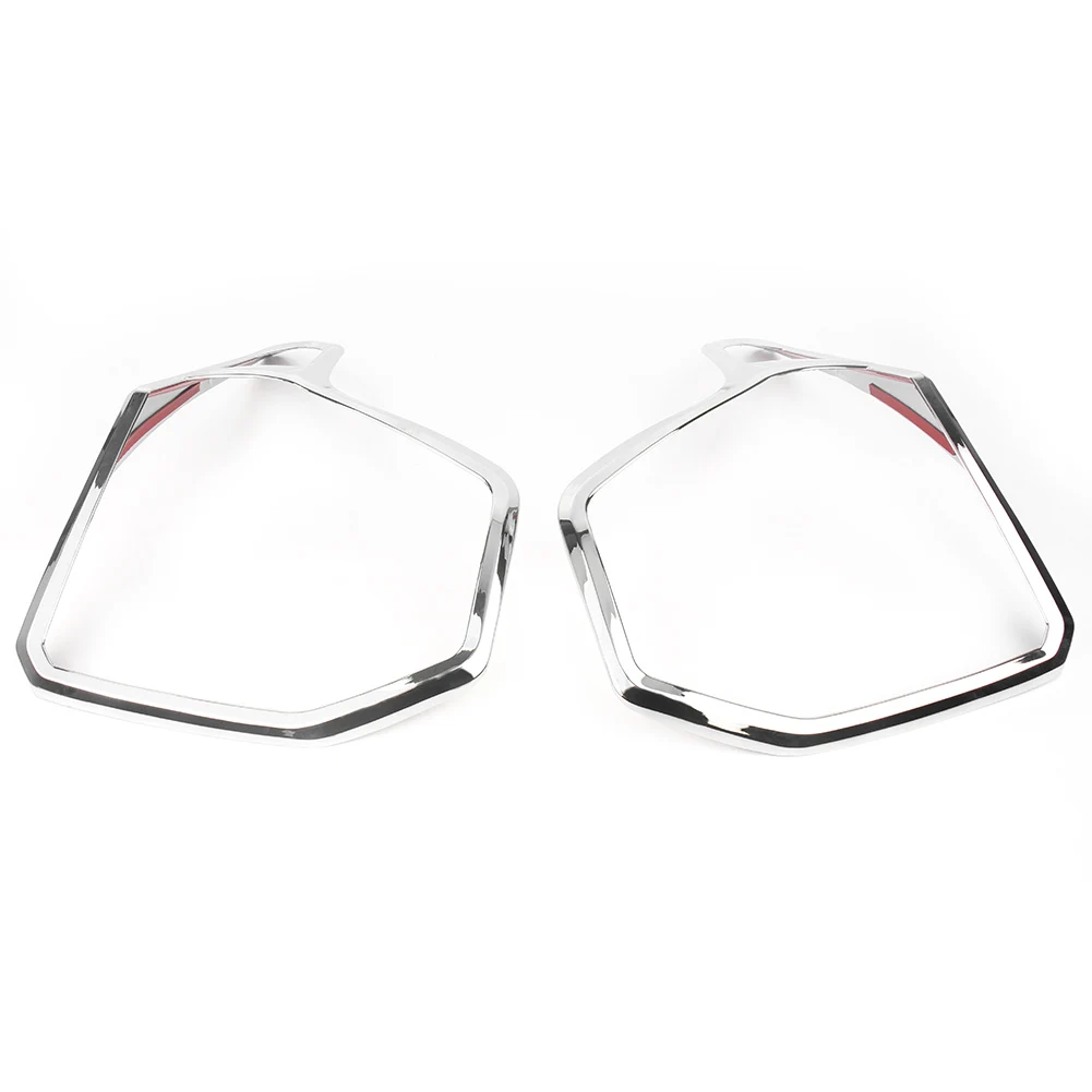 2 шт. Хром ABS автомобиля задний светильник накладка рамка снаружи литья украшения