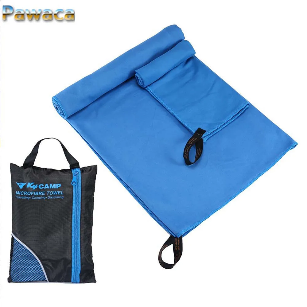 2 шт. набор полотенец из микрофибры для путешествий и спорта мягкие