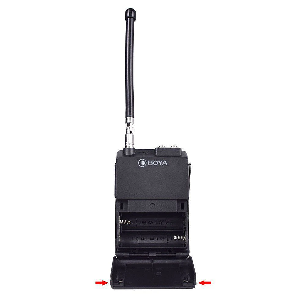 BOYA BY WFM12 VHF беспроводной микрофон Lavalier для DSLR камер и смартфонов|Микрофоны| |