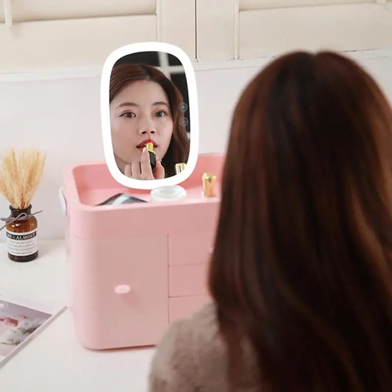 Светодиодный светильник наполнитель складная коробка для хранения косметики