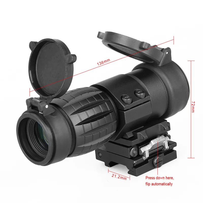 Охотничья крышка Fit Riflescope компактный прицел винтовка Лупа оптические прицелы для
