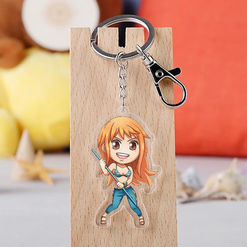 2019 One Piece брелок Луффи измельчитель с изображениями героев мультфильмов модная
