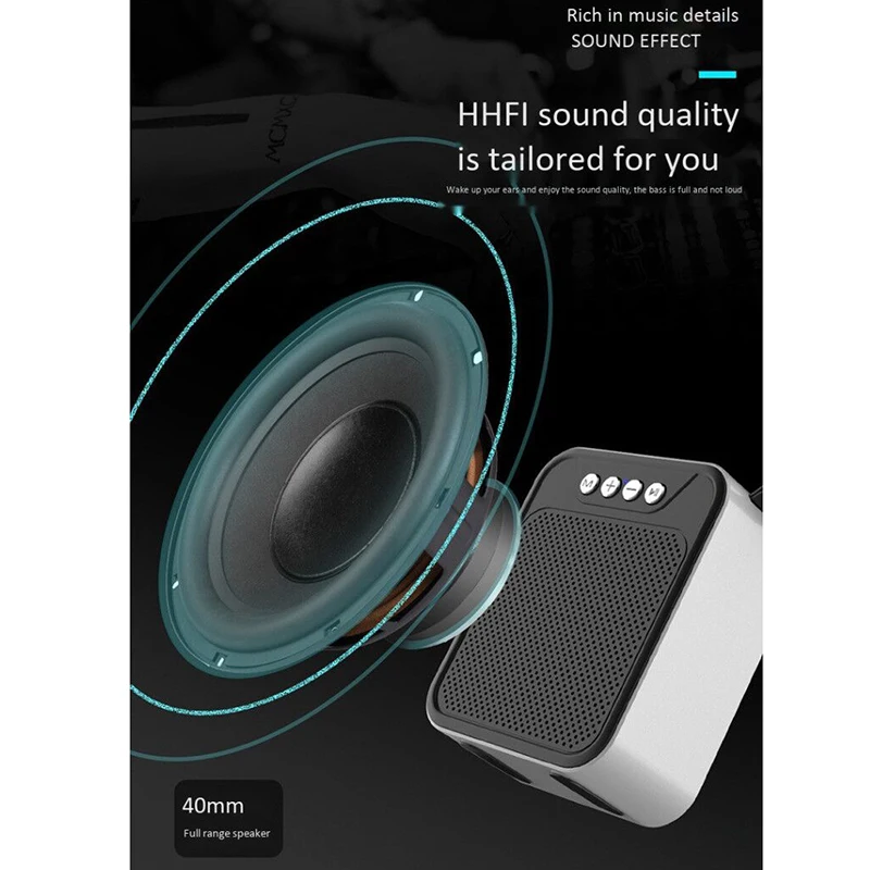 C8 Wireless Bluetooth Speaker Mini Portable Stereo Music Outdoor Handfree For Iphone Samsung Phones | Электроника