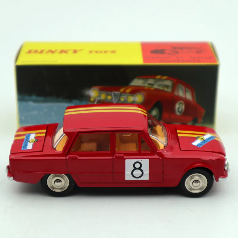 1:43 Atlas Dinky Toys 1401 для A ~ FA R MEO 1600 TI Rally #8 литьевые модели авто Подарочная