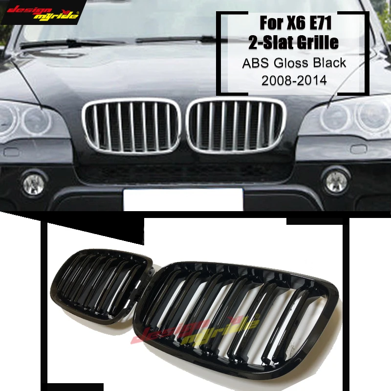 XDrive30i xDrive35i xDrive48i для X6 E71 литьевая форма ABS решетка Передняя почечная глянцевый