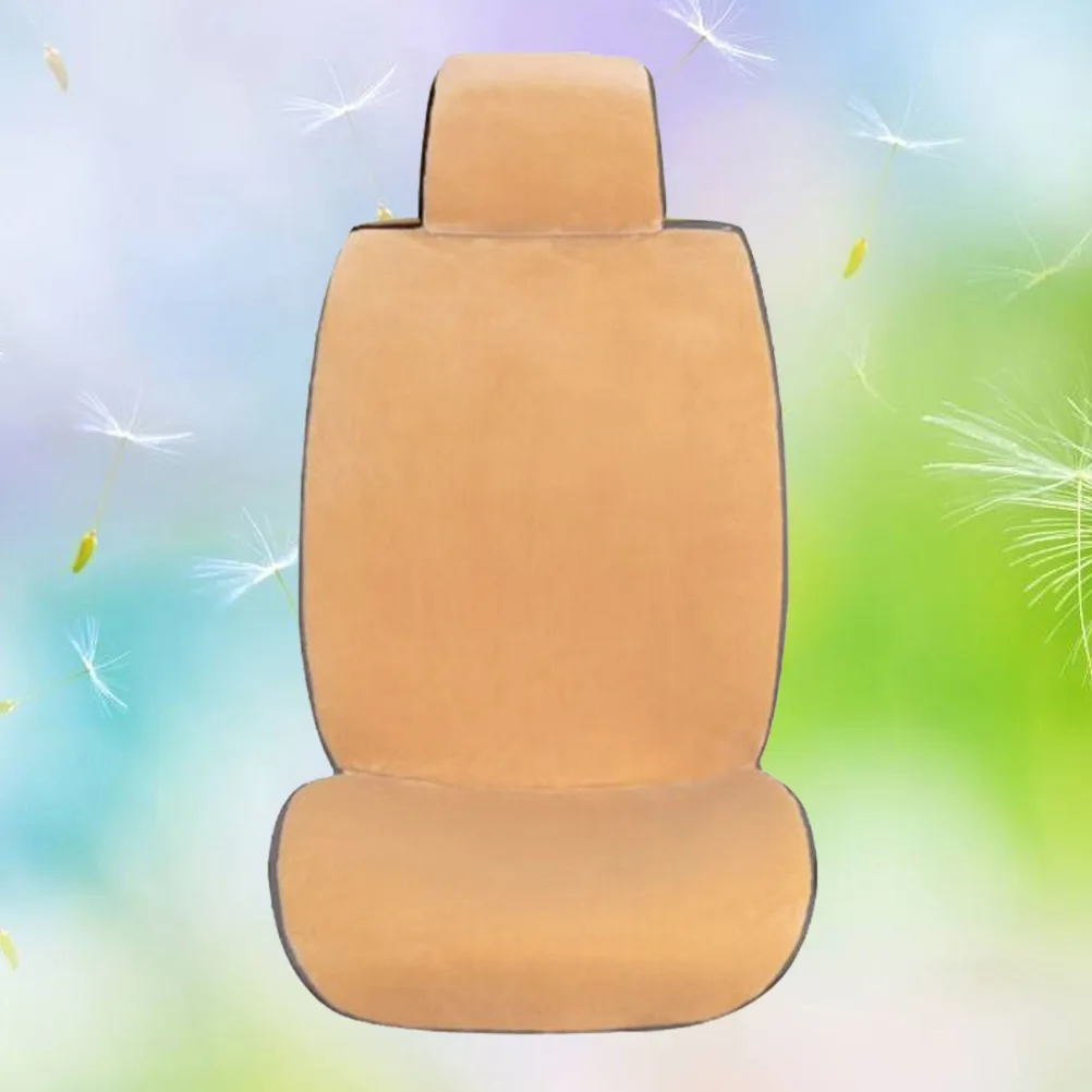 1 PC Warm Car Seat Cover for Front Soft Fluffy Winter Cushion Fits Most Truck SUV Seats(Light Yellow) | Автомобили и мотоциклы