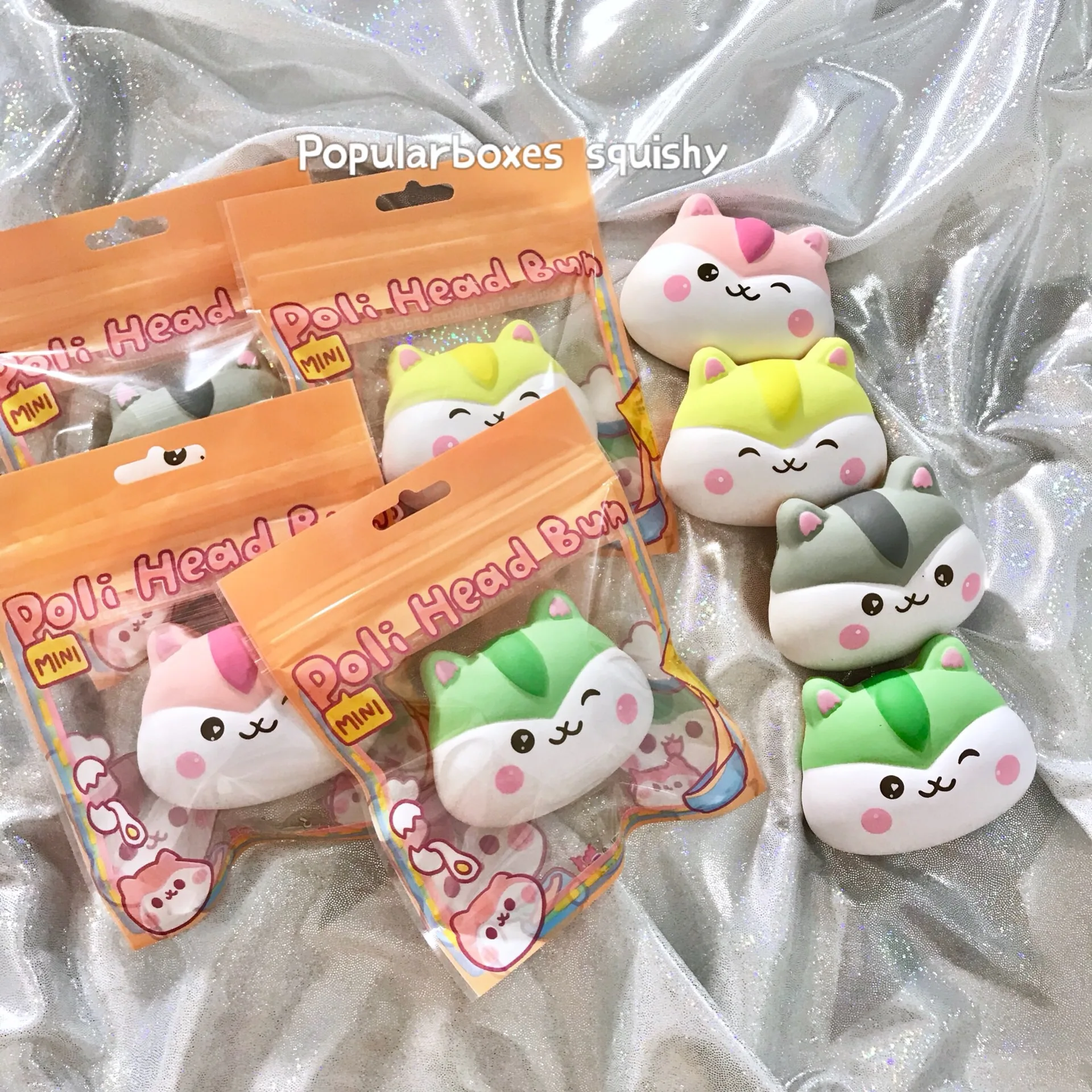 Популярные Подарочные игрушки Поли mini chibi squishy медленно восстанавливающие