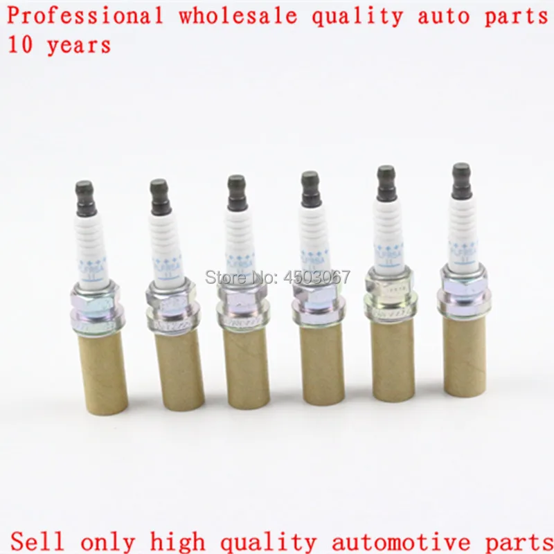 6 шт./лот 4 свечи зажигания для Nissan Infiniti Teana Altima Frontier Мурано Sentra Titan 22401 5M015 PLFR5A 11