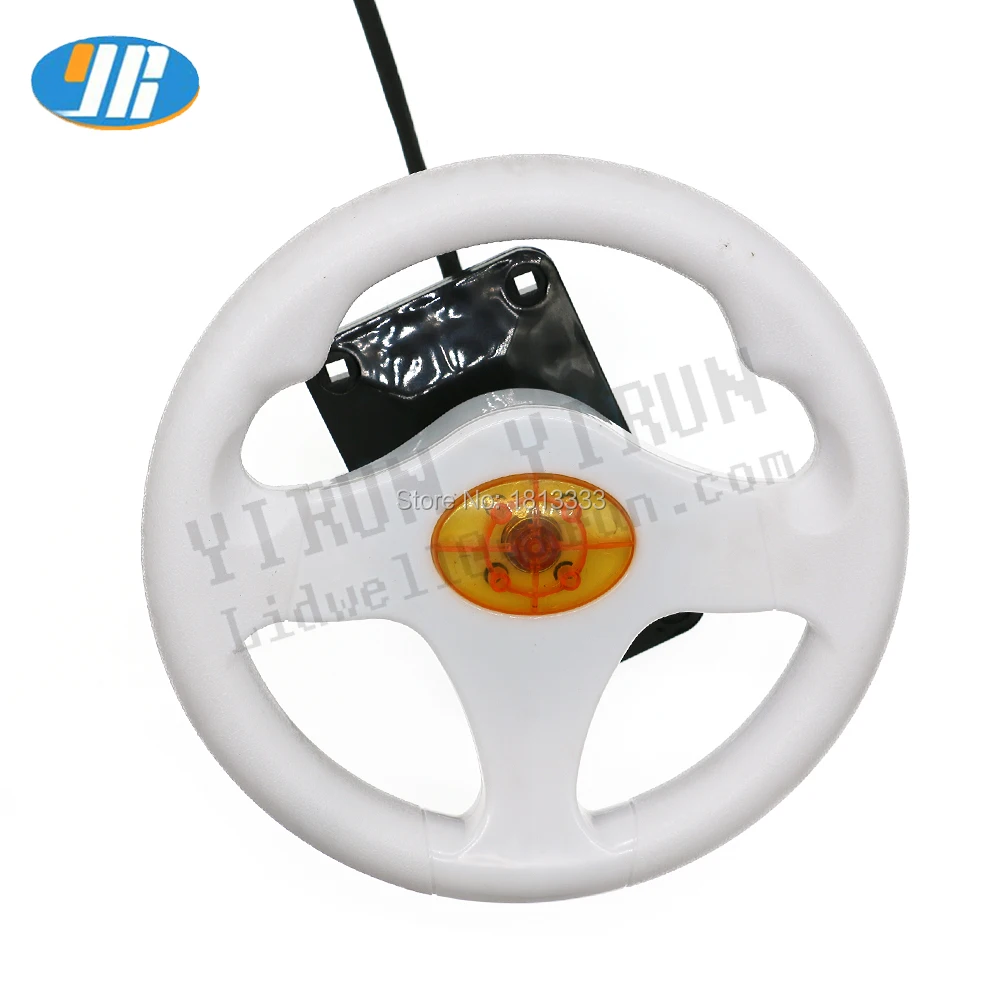 

31 in 1 Racing Car FIRE CAR Accessories 12V Colorful LED Steering Wheel Children'Game Machine Swing Machine