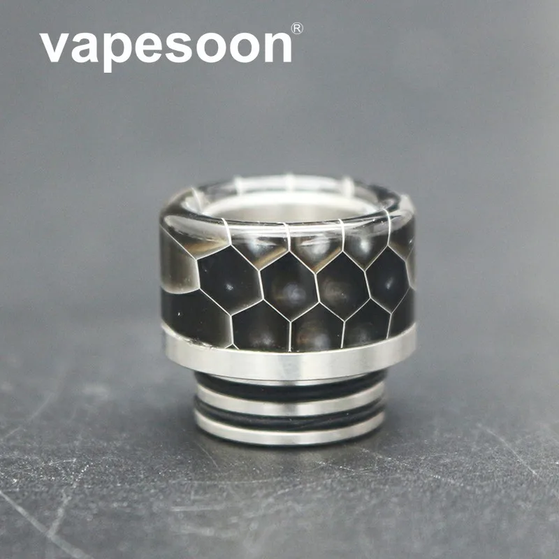 

5pcs/lot 810 Snake Resin+Stainless Steel Material Drip Tip for 810 Thread RTA/RDTA Atomizer such as I just 3/TFV12 Prince etc