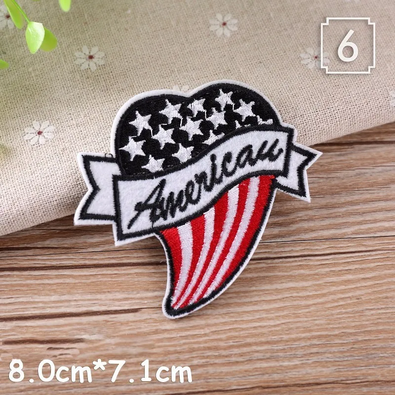 PGY Новый США Флаги вышитые патчи Орел письмо Стекло гладить на нашивки мотив