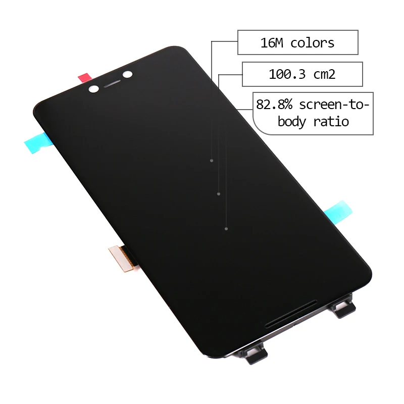 5 шт./лот для Google Pixel 3XL ЖК-дисплей с кодирующий преобразователь сенсорного экрана
