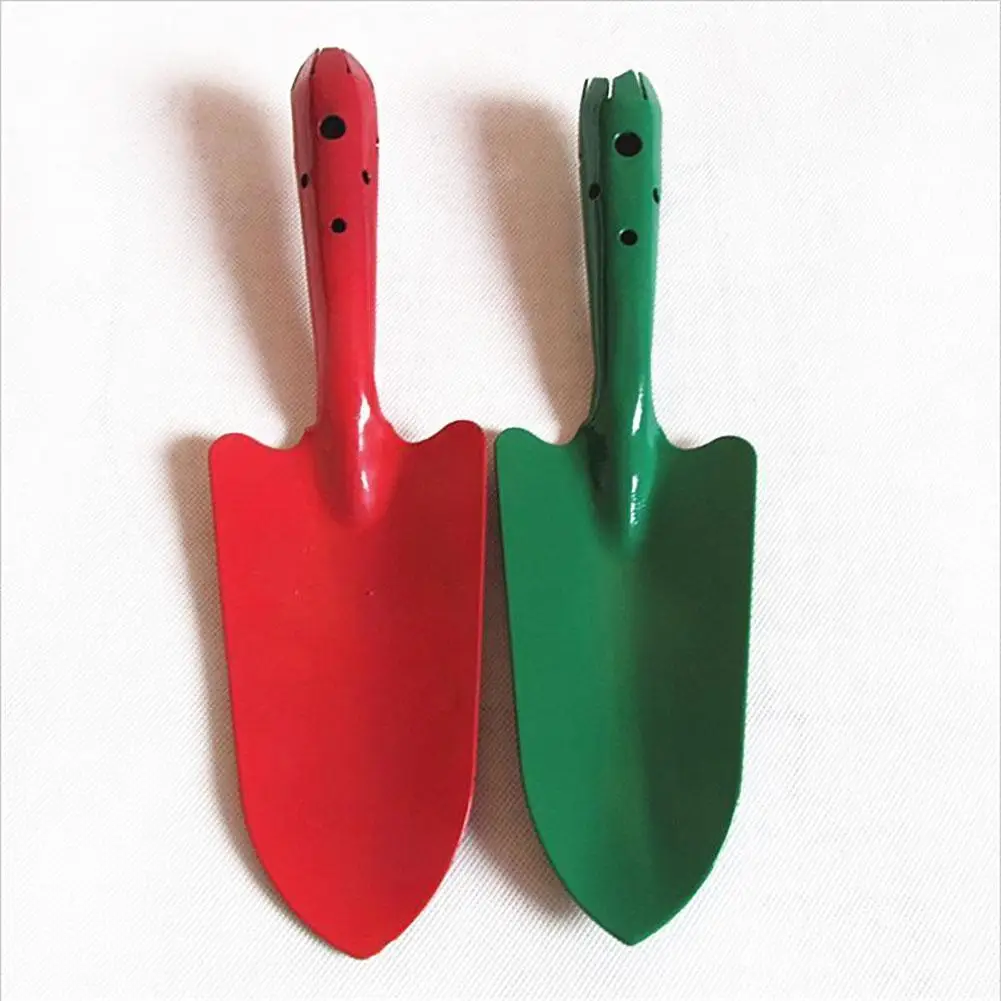 

1pc Mini Garden Tools Small Shovel Iron Trowel Family Balcony Vegetable Planting Weeding Outdoor Portable Tool Color Random A391