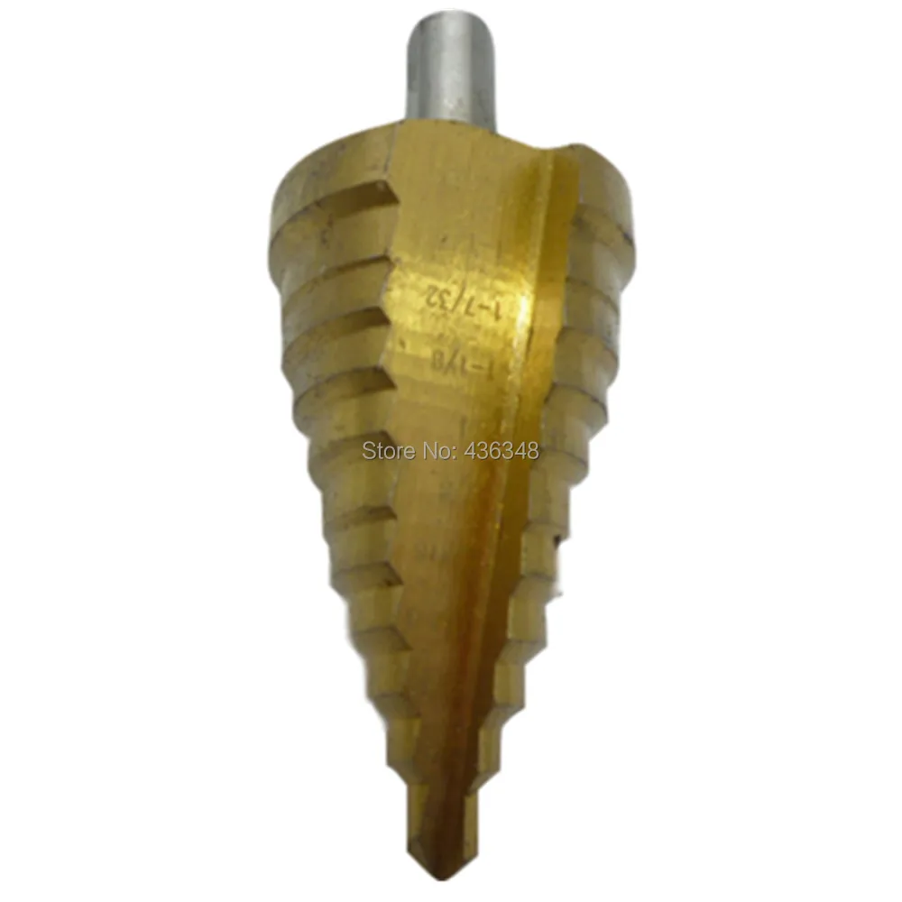 3/8" Hss Drill Bit Step Cutter Titanium Cone Hole 1/4"-1"-3/8'' Wood Metal Cut Enlarger Woodworking | Инструменты