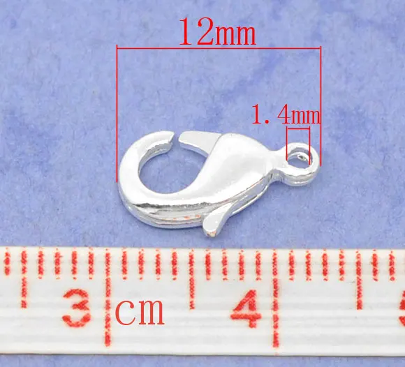 DoreenBeads 50 SP застежки для омаров. Браслет-цепочка 12x7 мм (B10182) yiwu | Украшения и