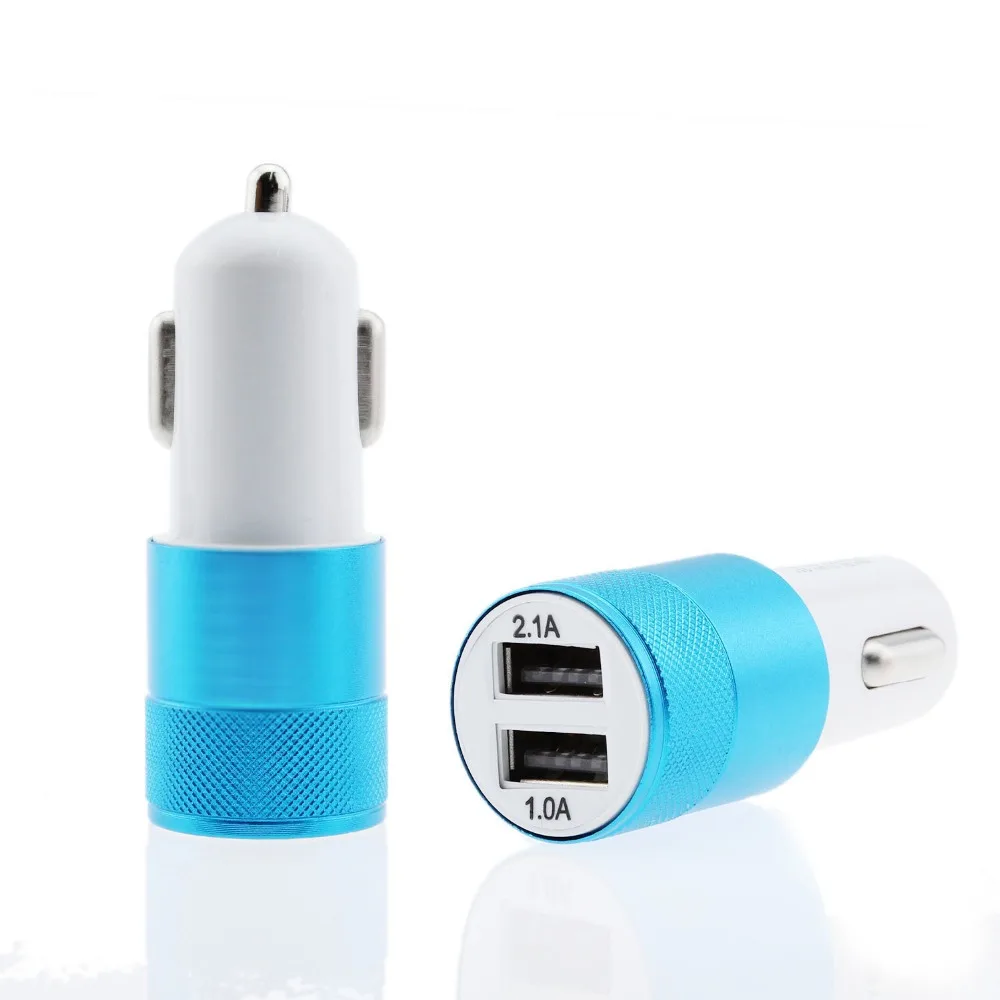 Универсальное интеллектуальное зарядное устройство с 2 USB портами автомобильное