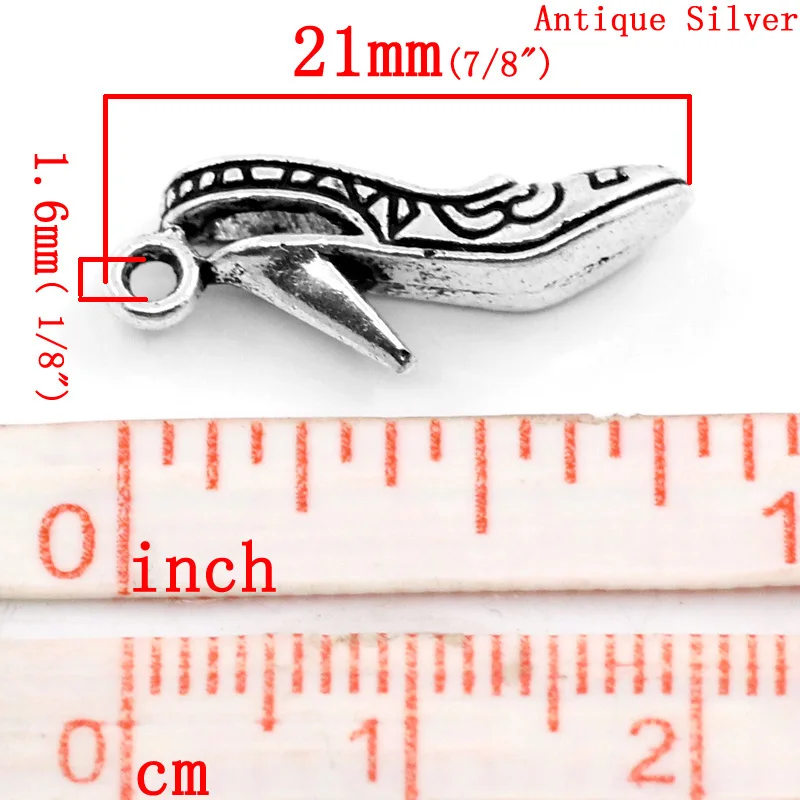 Очаровательные очаровательные туфли на высоком каблуке с подвесками Цвет