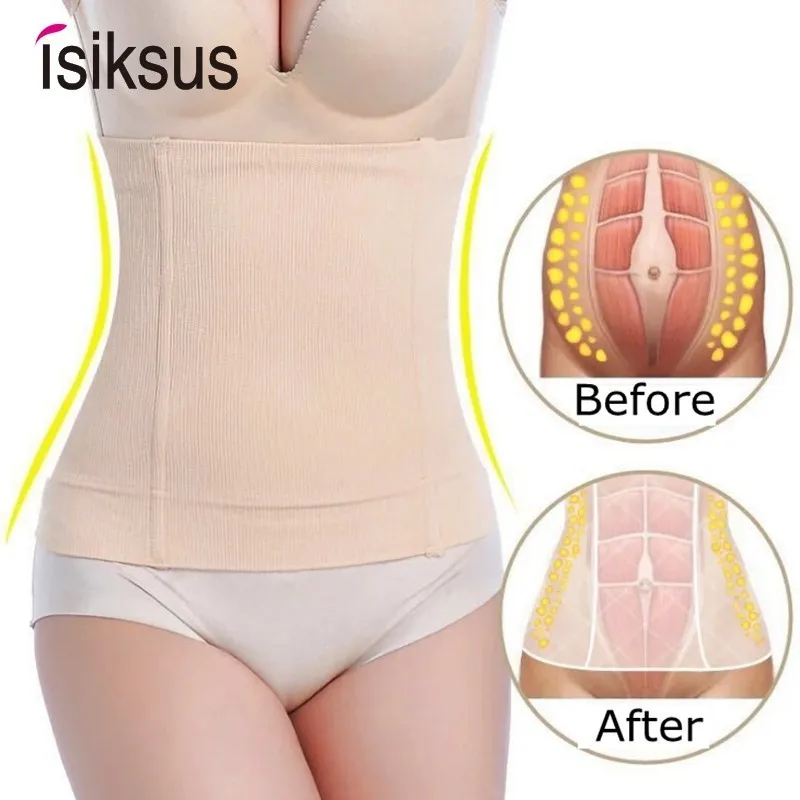 

Женский корсет для похудения Isiksus, бесшовный пояс для похудения, нижнее белье, моделирующий ремень WT006