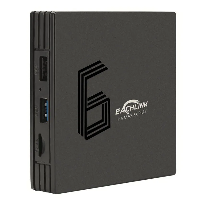 EACHLINK H6 Max Allwinner Android 9 0 ТВ Box 4 Гб Оперативная память 64 Встроенная 2 4G + 5 8 GWiFi 100 Мбит/с