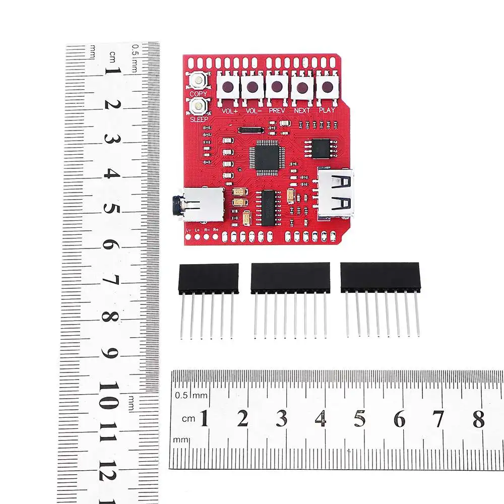 LEORY компьютерный USB-SD MP3 щит плеер модуль платы расширения | Электроника