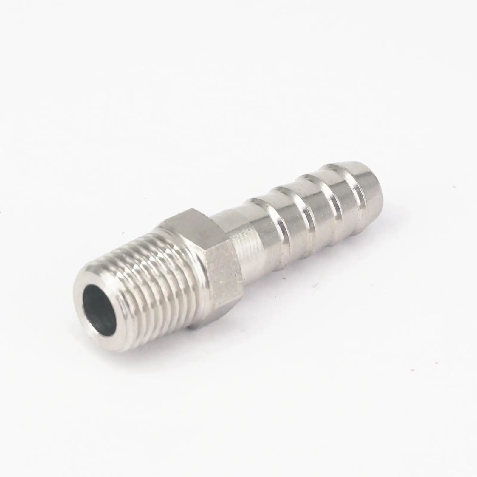 Подходит для шланга I/D 10 мм с бородкой 1/4 дюйма наружная резьба BSPT 304 соединитель