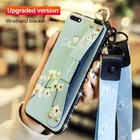 Чехол-накладка для Huawei P30, P20 Pro, Mate Lite, Mate 20, X, Nova 3i, 4, Honor 6, 7, 8, 9, с ремешком