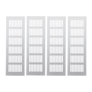 4 шт. широкий алюминиевый сплав вентиляционное отверстие вентиляционная решетка для шкафа обувной шкаф кондиционер ванная комната шкаф вентиляционная крышка