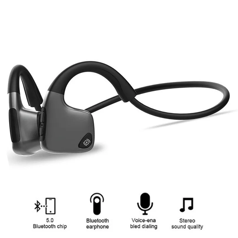 R9 Смарт костной проводимости Bluetooth 5 0 наушники беспроводные стерео гарнитура