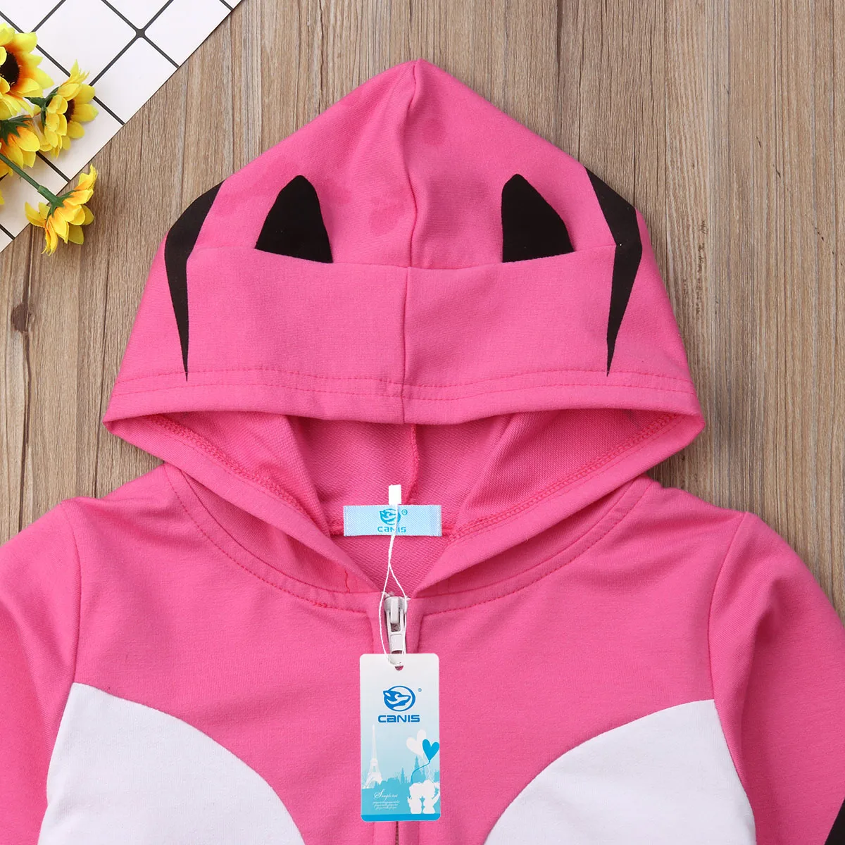 Emmababy Full Active Baby Kids Girl Sweatshirt Hoodies Jacket Zip Coat Outerwear Tops | Детская одежда и обувь