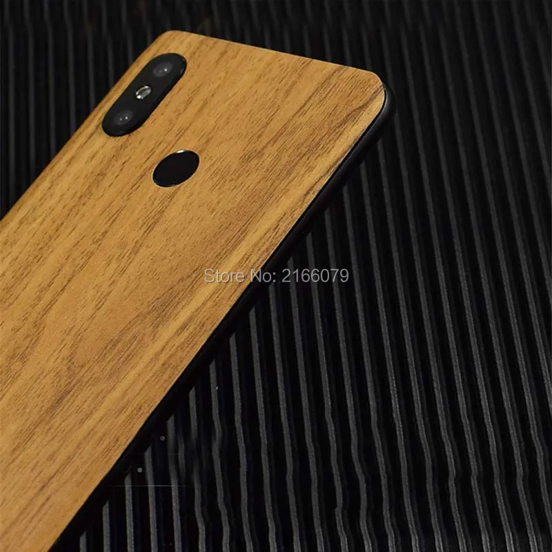 For Xiaomi Mi 9 8 SE Lite Pro Explorer 5 5S Plus 6 A2 6X Full Back Cover 3D Imitation Wood Grain Protection Skin Decal Sticker |
