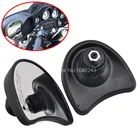 Черное крепление для зеркал с крыльями летучая мышь подходит для Harley Electra Street Tri Glide 96-13 CVO FLHXSE FLHX FLHXI FLHXXX