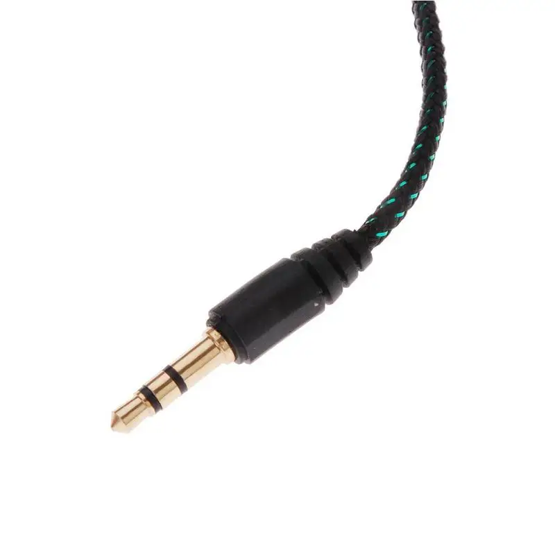 Плетеные проводные наушники спортивные наушники-вкладыши стерео плетеная