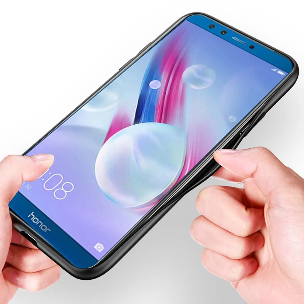 Чехол с градиентным стеклом для Honor 9 lite чехлы закаленным huawei honor 9i honer life light honor9lite