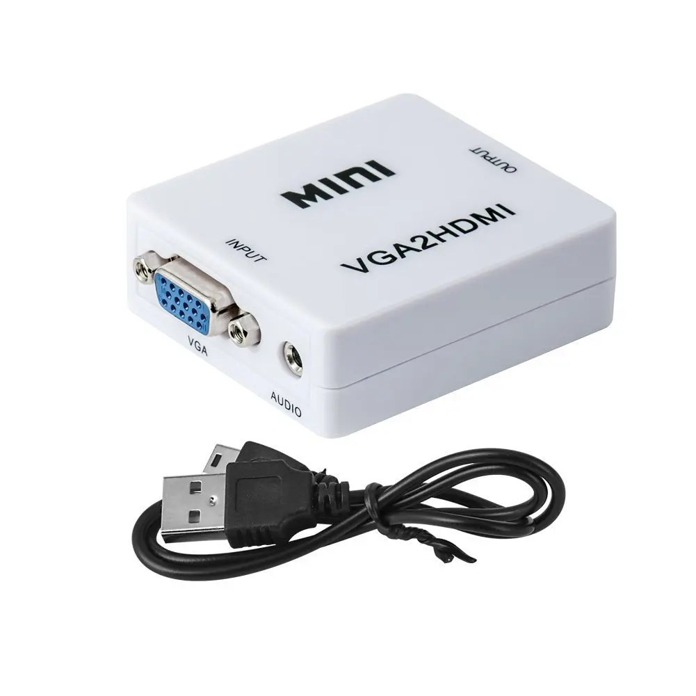 IG HDMI в VGA адаптер Папа мама кабель с аудиопортом|Адаптеры Type-C| |