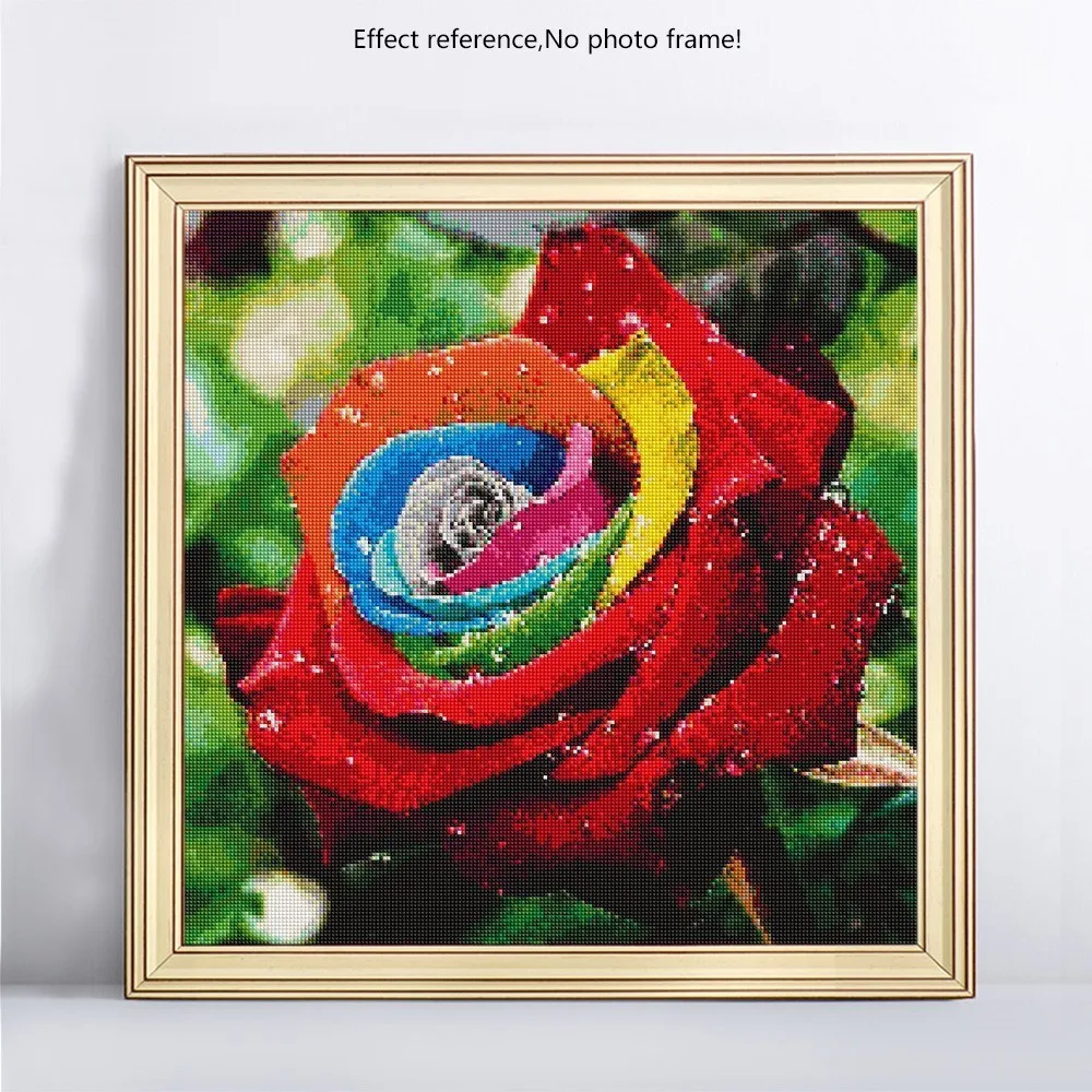 EverShine Diamond Painting Flowers Embroidery Full Display Rose Picture Of Rhinestones Mosaic Wall Decor Hobby | Дом и сад