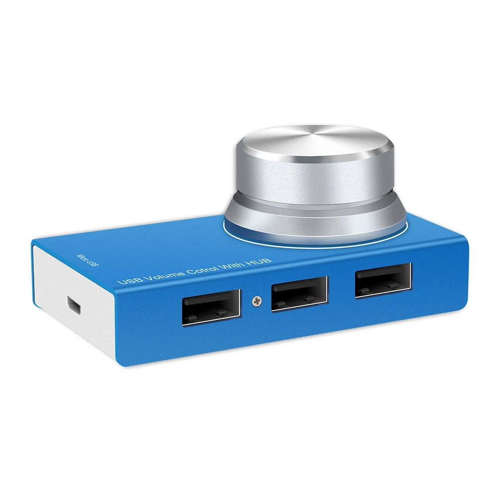 3 Порты и разъёмы Hub высокая производительность Usb ручка регулировки громкости