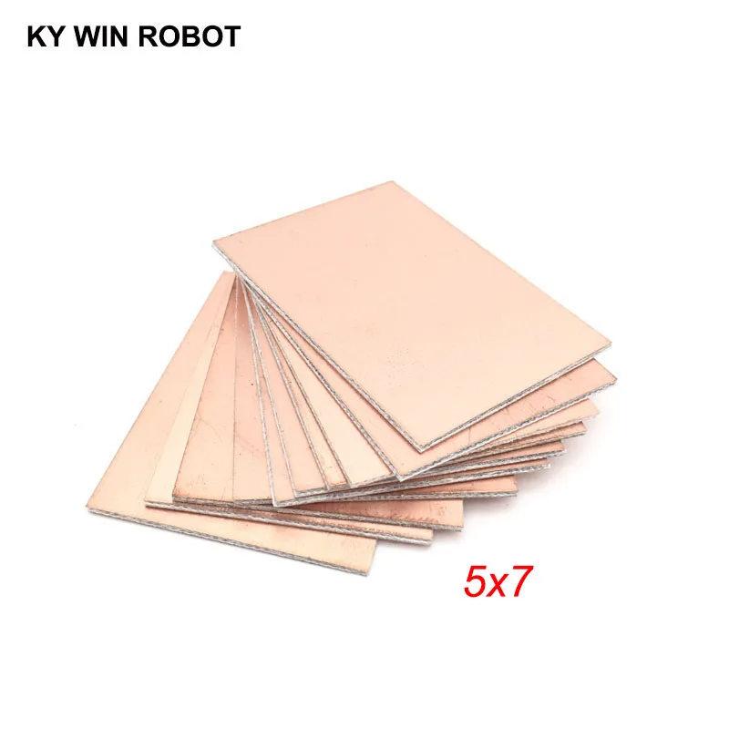 10 шт. FR4 PCB двухсторонняя медная плакированная пластина DIY Kit ламинированная