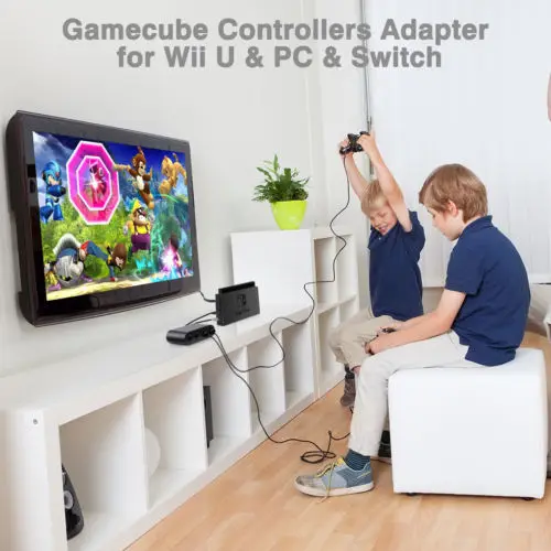4Port USB Controller Adapter Converter For Nintendo Wii U&ampSwitch&ampPC Hot Converters Digital Cables |