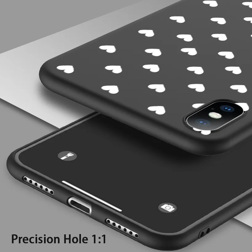 Рельефный телефонный чехол USLION 3D для iPhone 6 S 7 8 Plus Мультяшные Мягкие силиконовые