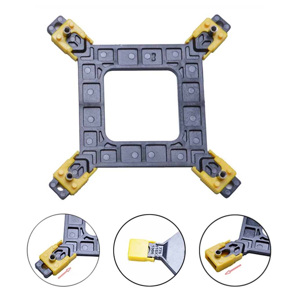 2019 New Computer PC CPU Cooler Mounting Bracket Heatsink Holder Base for Intel 115X/1366/2011 | Hardware Cables &amp Adapters