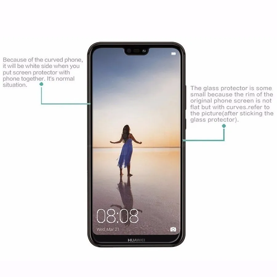 Защитная пленка 9H для Huawei Honor 8x Защита экрана honor 2.5D закаленное стекло JSN AL00 a TL00 L21 6