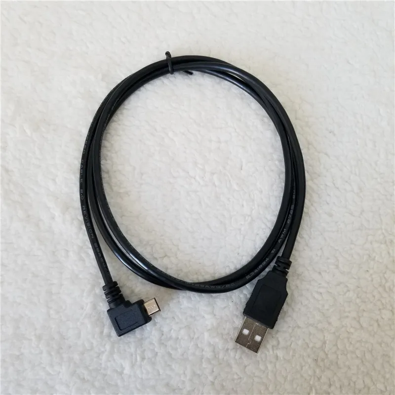 Микро USB правый угол сгибания к тип A кабель передачи данных удлинитель для
