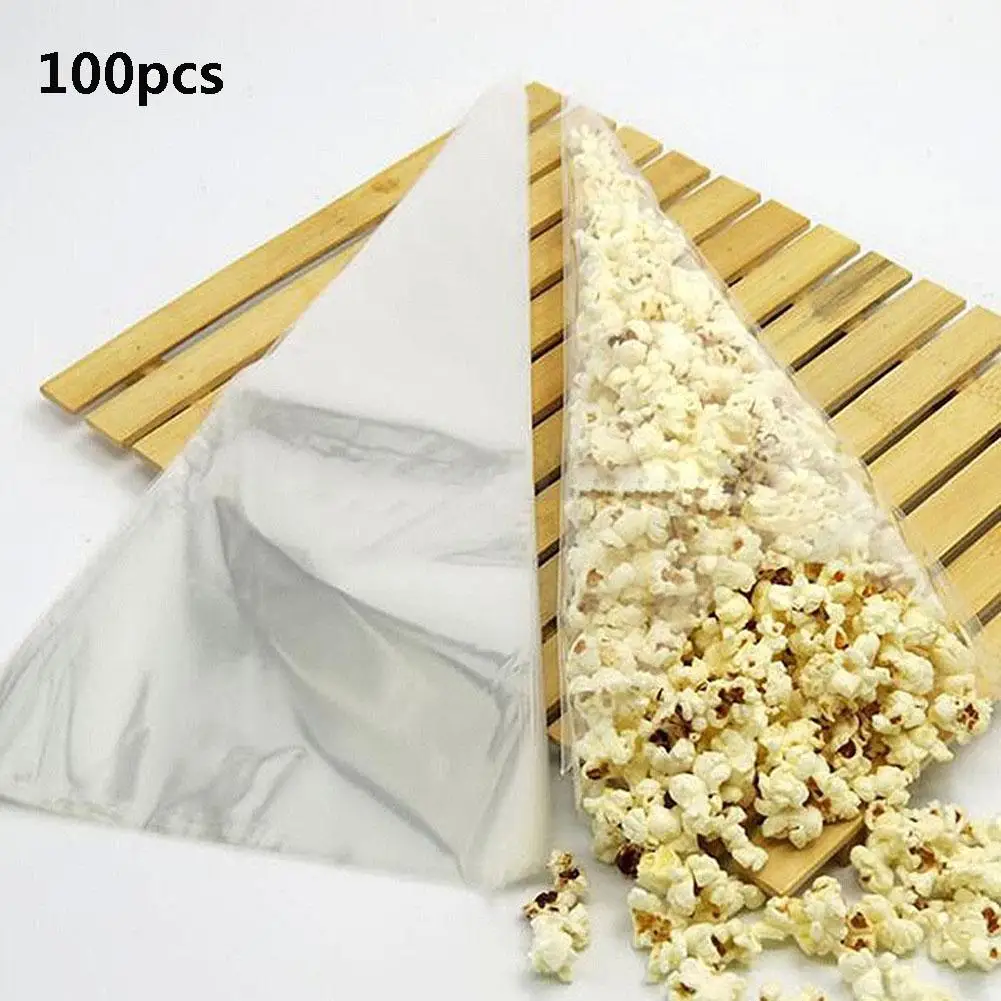 100 шт. розовая обертка для кекса прозрачный сладкий шоколад прозрачные подарки на