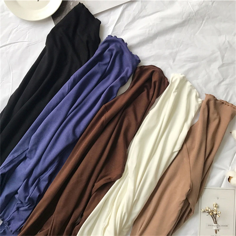 2019 г. Ulzzang Корейская женская повседневная облегающая футболка Весенняя