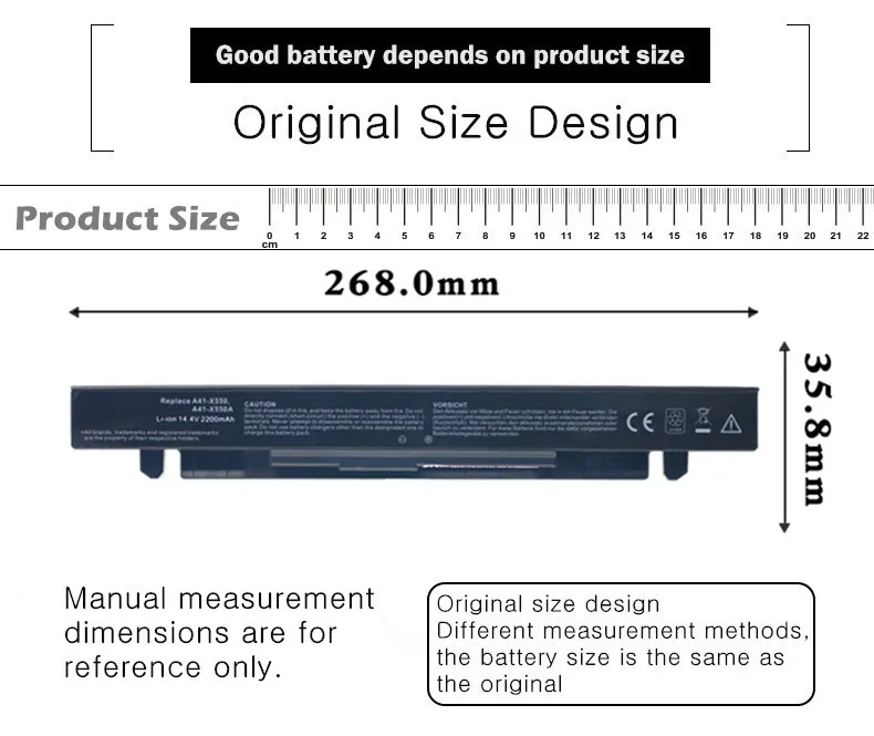 Аккумулятор для ноутбука Asus K550V K550L K550C K450V K450L K450C F552V F552C F550V F550L F450V F450L A550V A550L A550C