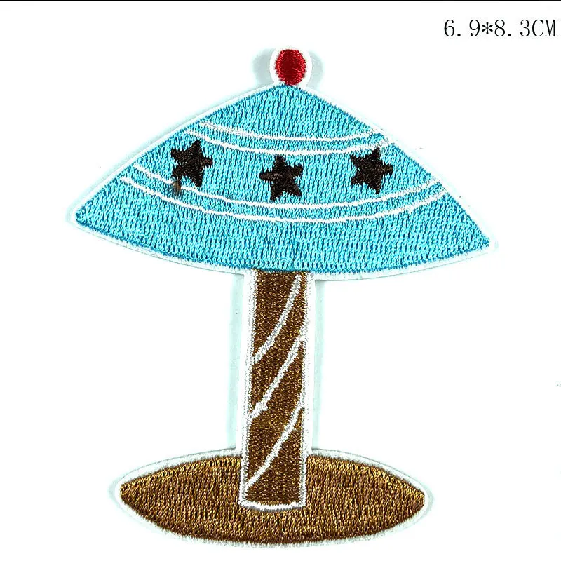 Мультяшные Веселые круглые нашивки сделай сам аппликации для парка развлечений